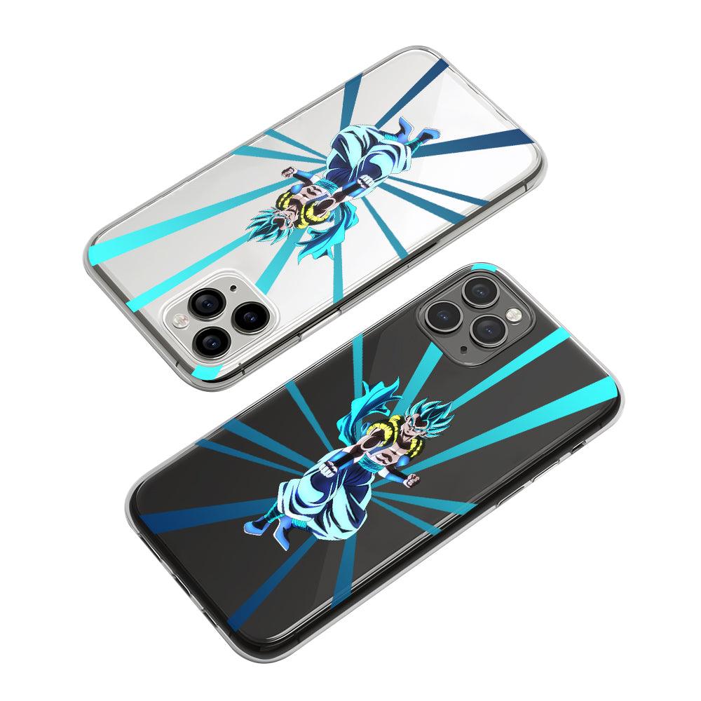 Dragon Ball Blue Light Saiyan Form Clear Soft Case-Oxvistore