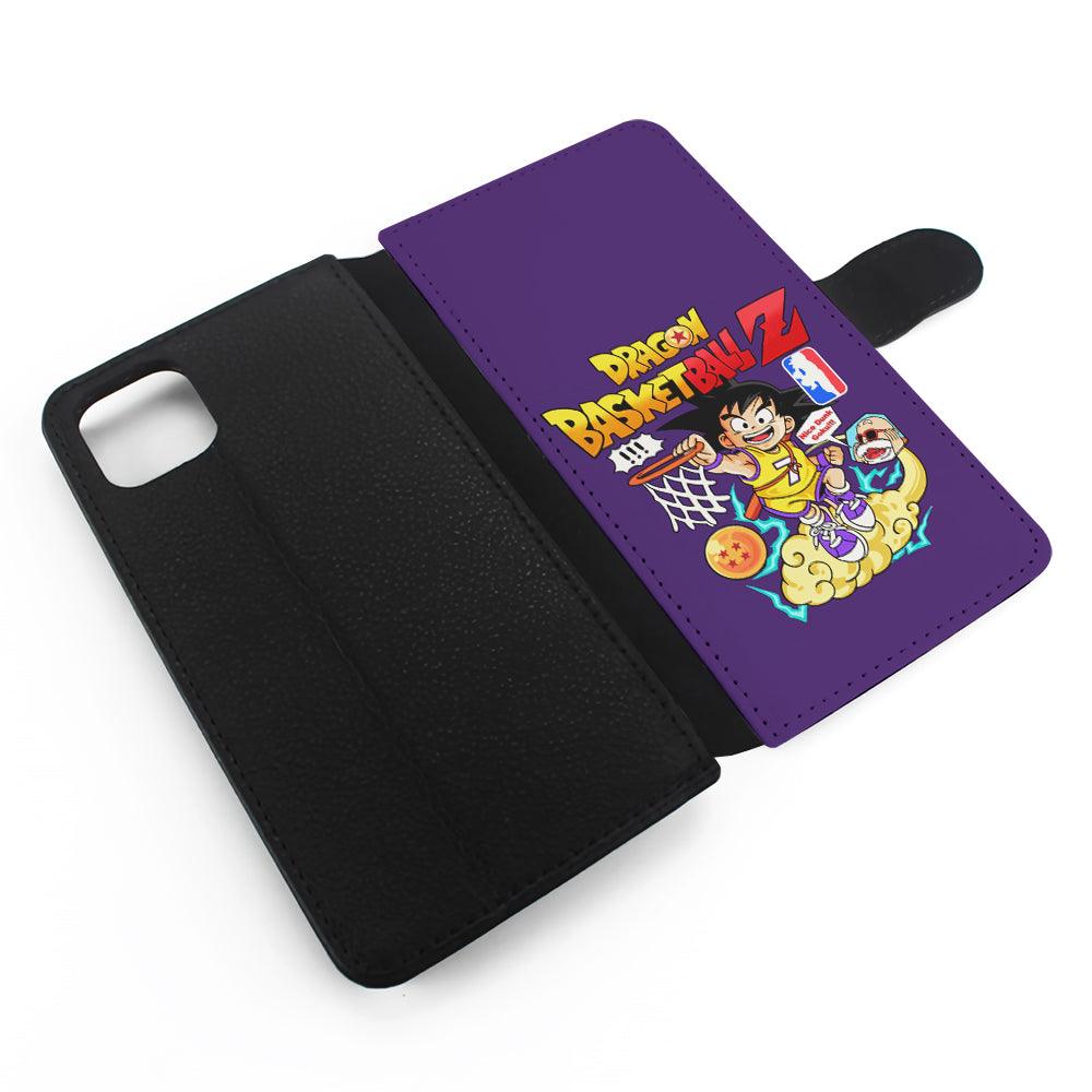 Dragon Ball Goku NBA Flip Wallet Phone Case-Oxvistore