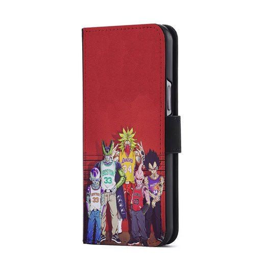 Dragon Ball NBA Style Flip Wallet Phone Case-Oxvistore