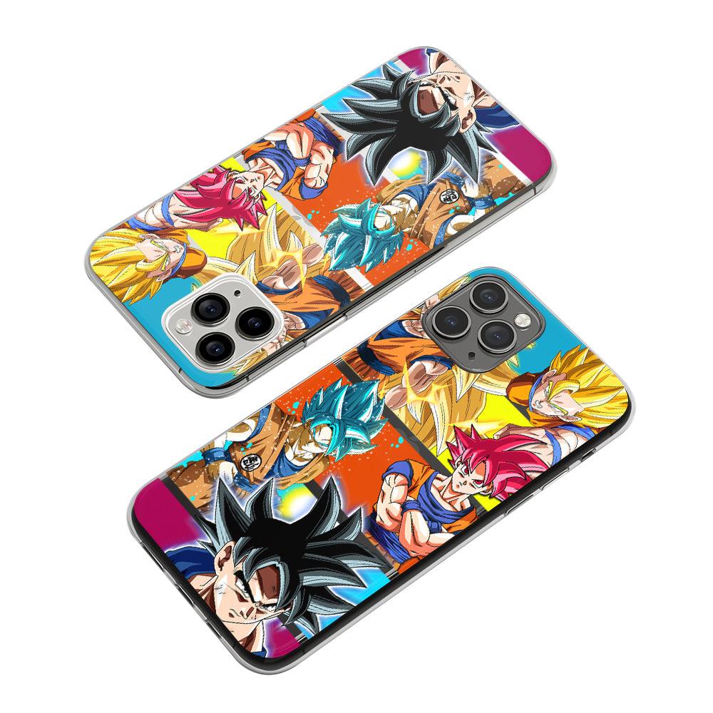 Dragon Ball Saiyan Mode Stare Clear Soft Case-Oxvistore
