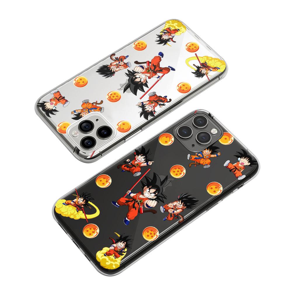Dragon Ball Son Goku Pattern Clear Soft Case-Oxvistore