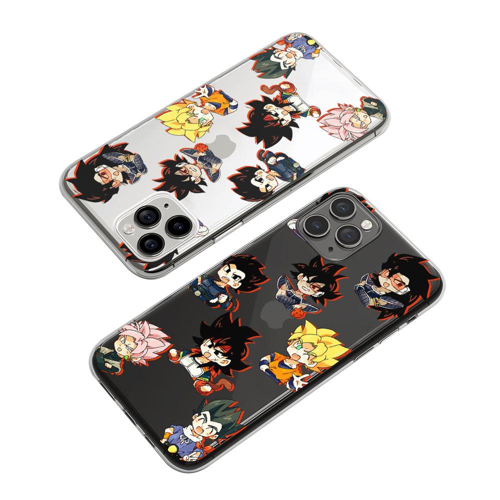 Dragon Ball Tiny Cute and Chibi Clear Soft Case-Oxvistore