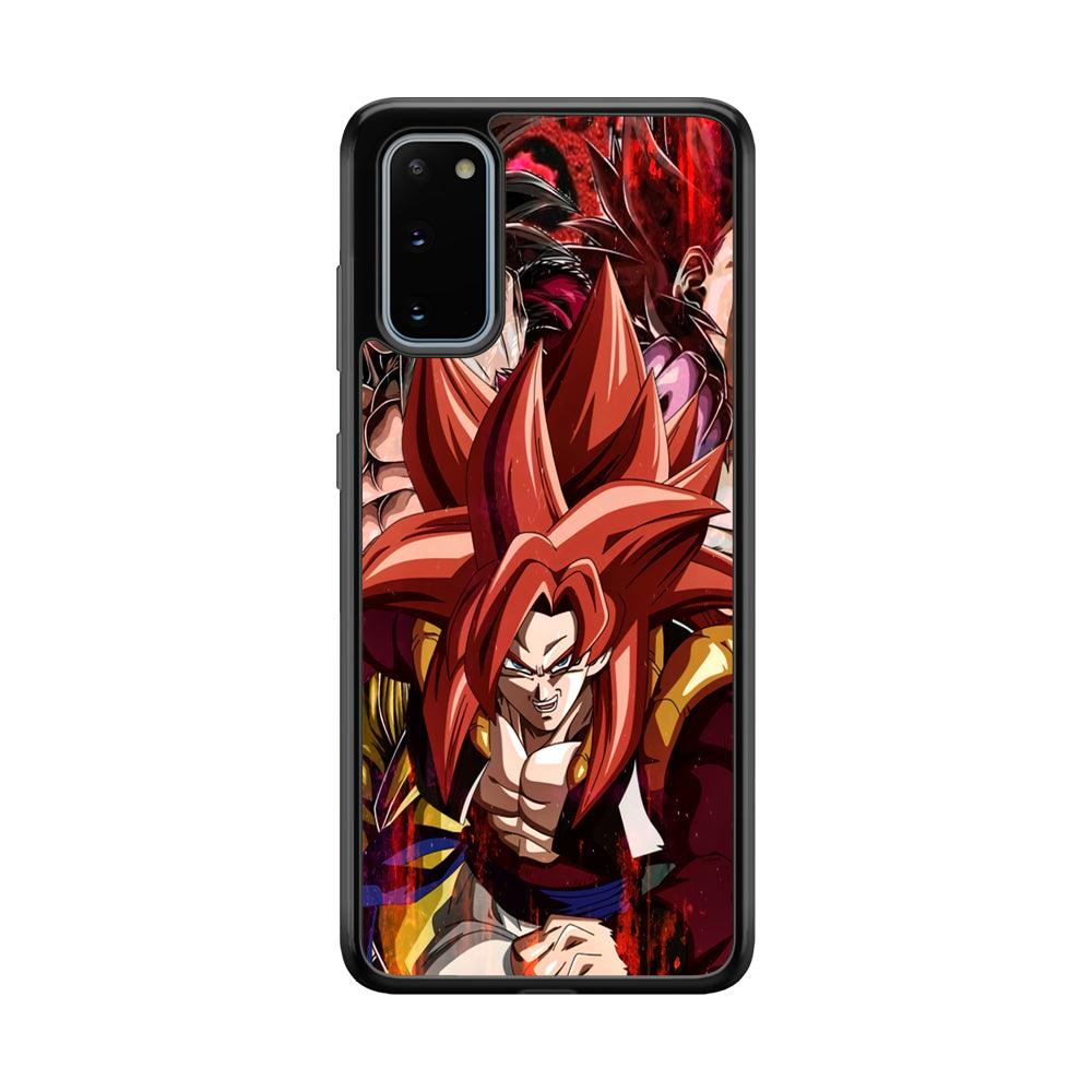 Dragon Ball Z Go Ahead and Fight Samsung Galaxy S20 Case-Rubber Black (2D Case)-Oxvistore