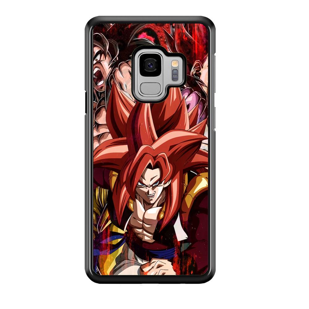Dragon Ball Z Go Ahead and Fight Samsung Galaxy S9 Case-Rubber Black (2D Case)-Oxvistore