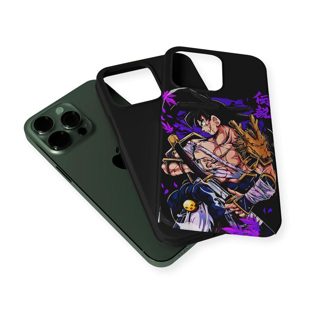Dragon Ball Z Goku Samurai 2 in 1 Tough Phone Case-Oxvistore