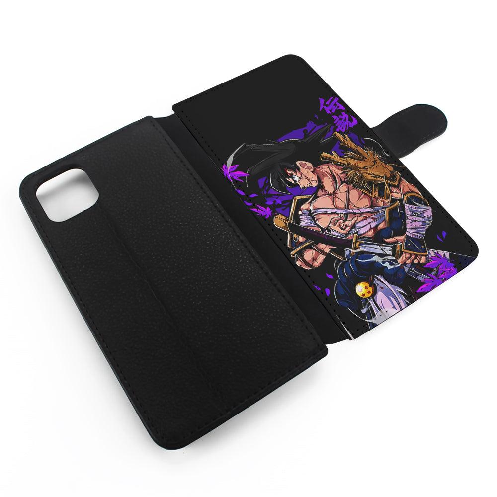 Dragon Ball Z Goku Samurai Flip Wallet Phone Case-Oxvistore