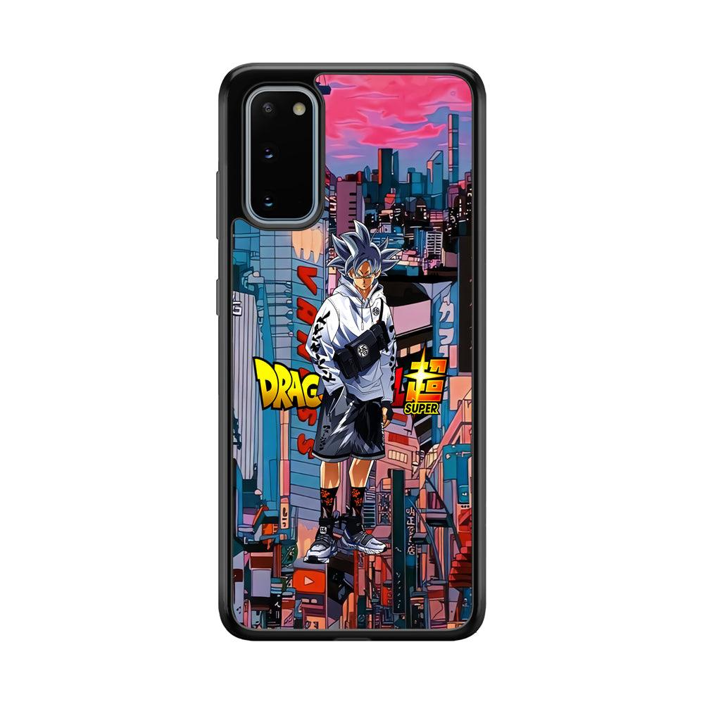 Dragon Ball Z Goku Super Hype Samsung Galaxy S20 Case-Rubber Black (2D Case)-Oxvistore