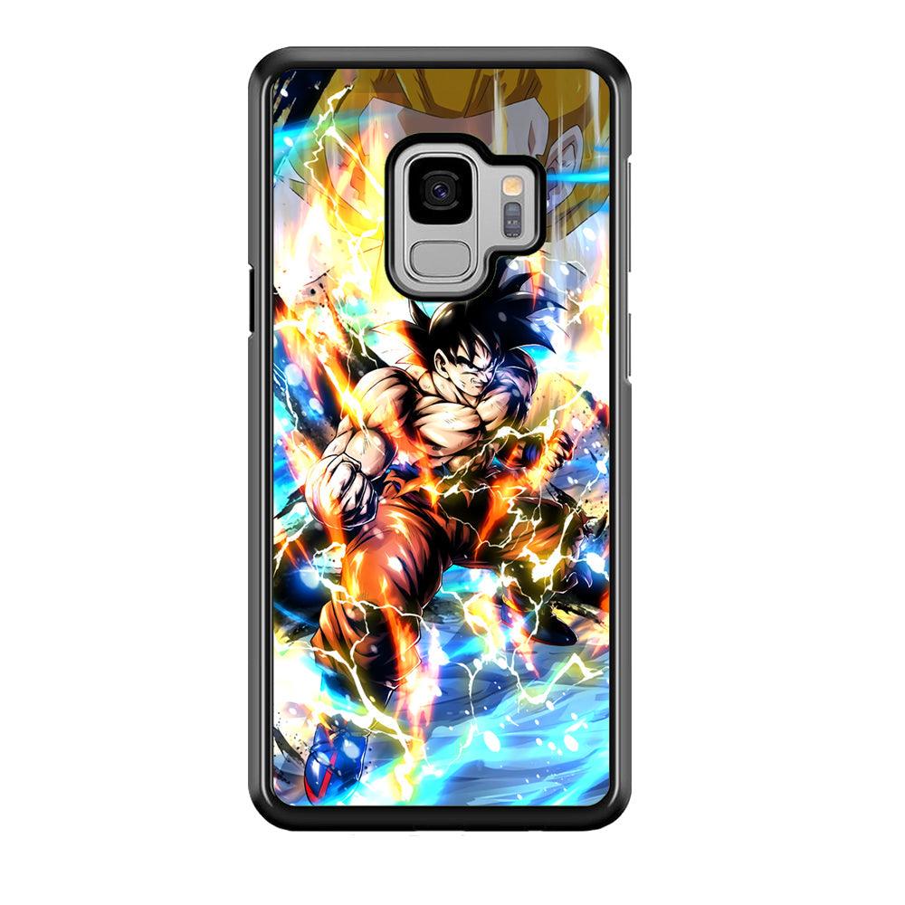 Dragon Ball Z Mighty Muscles Samsung Galaxy S9 Case-Rubber Black (2D Case)-Oxvistore