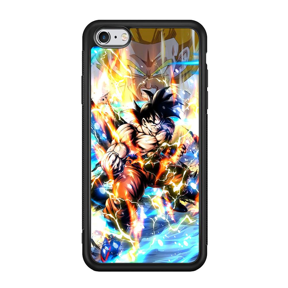 Dragon Ball Z Mighty Muscles iPhone 6 Plus | 6s Plus Case-Rubber Black (2D Case)-Oxvistore