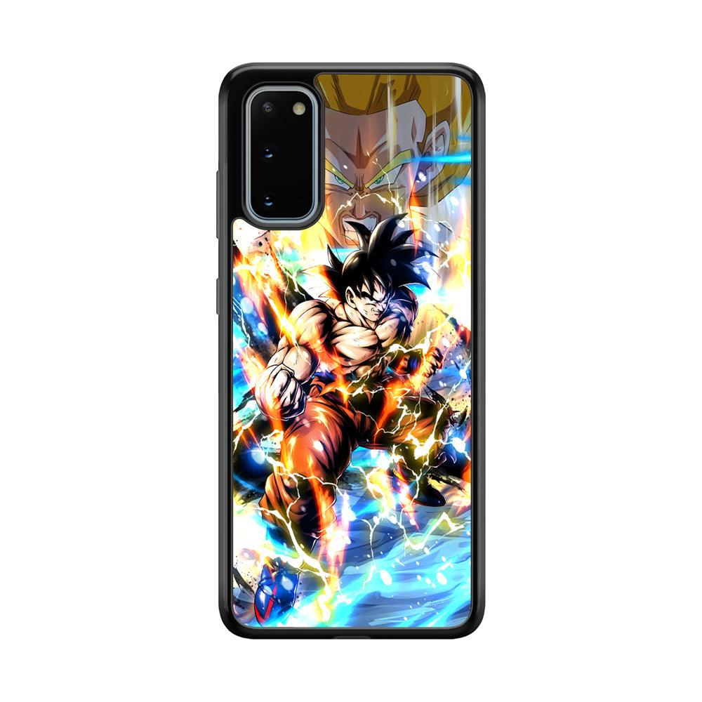 Dragon Ball Z Mighty Muscles Samsung Galaxy S20 Case-Rubber Black (2D Case)-Oxvistore