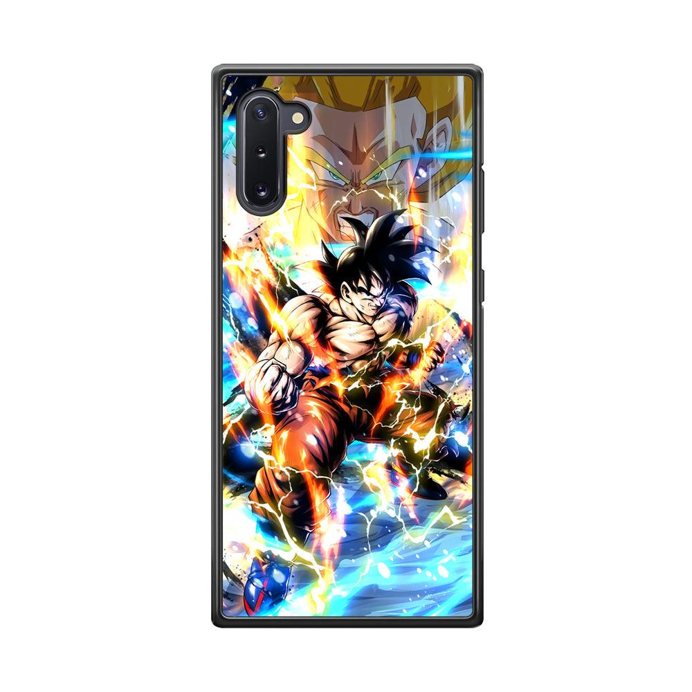 Dragon Ball Z Mighty Muscles Samsung Galaxy Note 10 Case-Rubber Black (2D Case)-Oxvistore