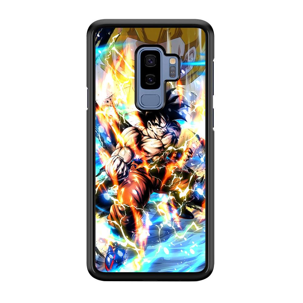 Dragon Ball Z Mighty Muscles Samsung Galaxy S9 Plus Case-Rubber Black (2D Case)-Oxvistore