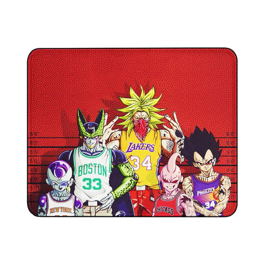 Dragon Ball Z NBA Jersey Mouse Pads | Custom Mouse Pad with Non-Slip Rubber Base