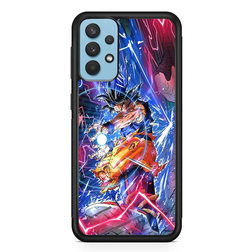 Dragon Ball Z Revenge Kame Kame Samsung Galaxy A32 Case-Rubber Black (2D Case)-Oxvistore