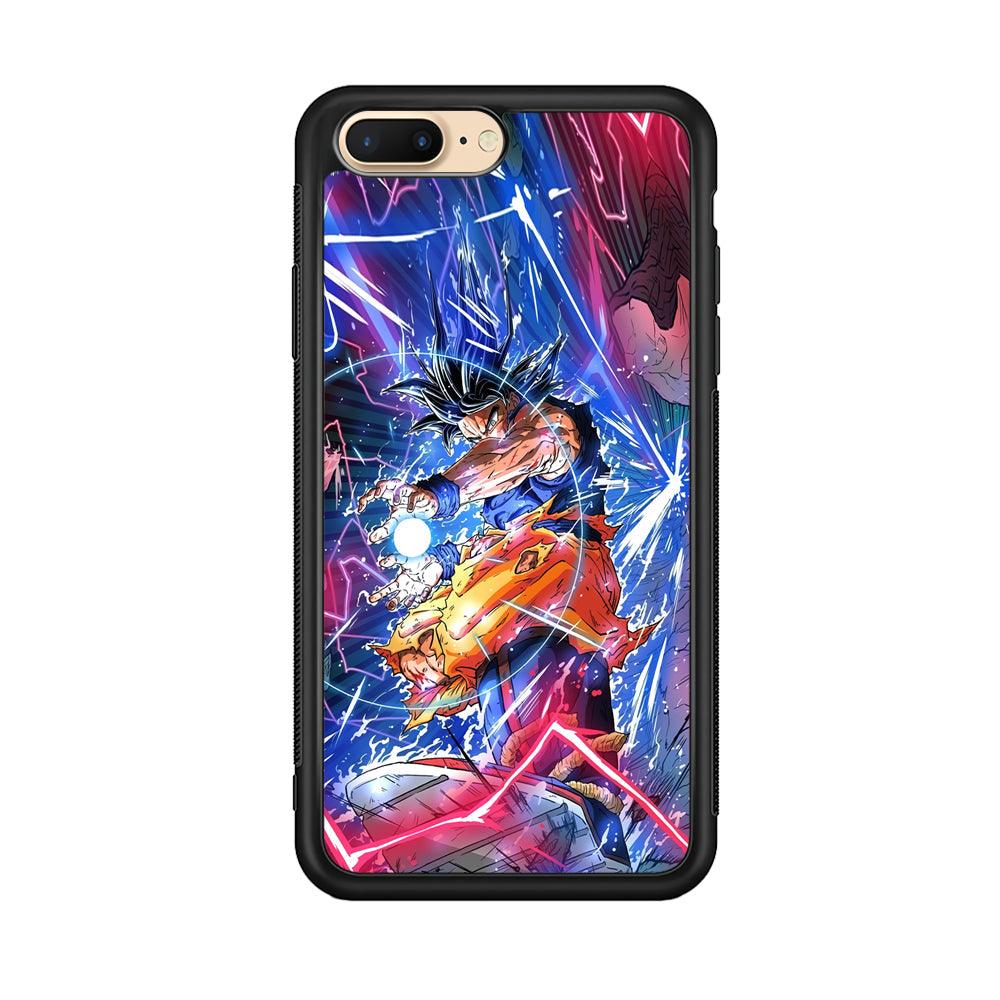 Dragon Ball Z Revenge Kame Kame iPhone 8 Plus Case-Rubber Black (2D Case)-Oxvistore