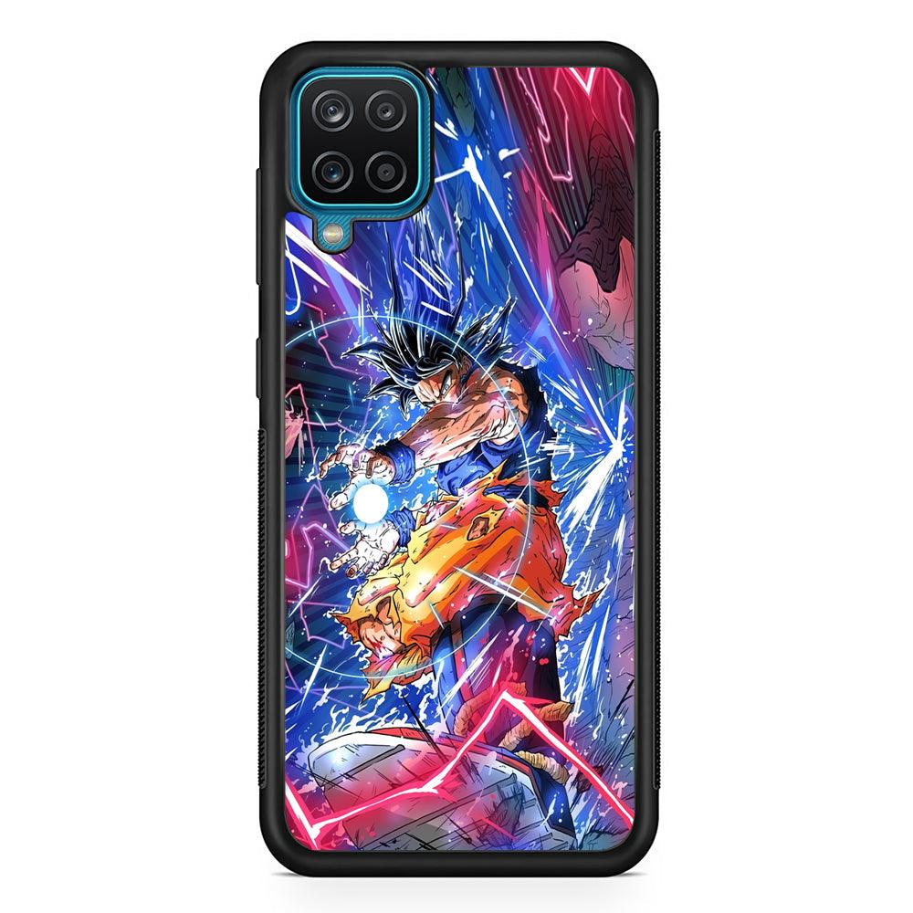 Dragon Ball Z Revenge Kame Kame Samsung Galaxy A12 Case-Rubber Black (2D Case)-Oxvistore