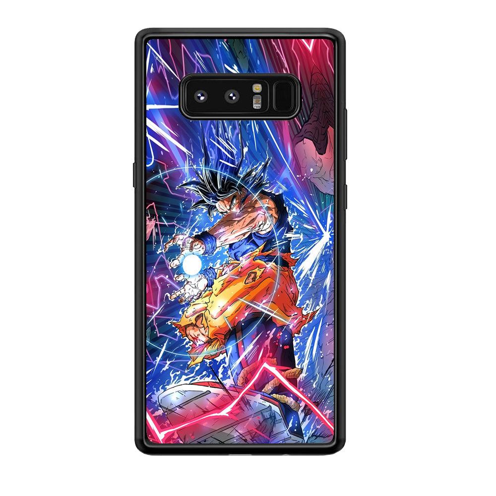 Dragon Ball Z Revenge Kame Kame Samsung Galaxy Note 8 Case-Rubber Black (2D Case)-Oxvistore