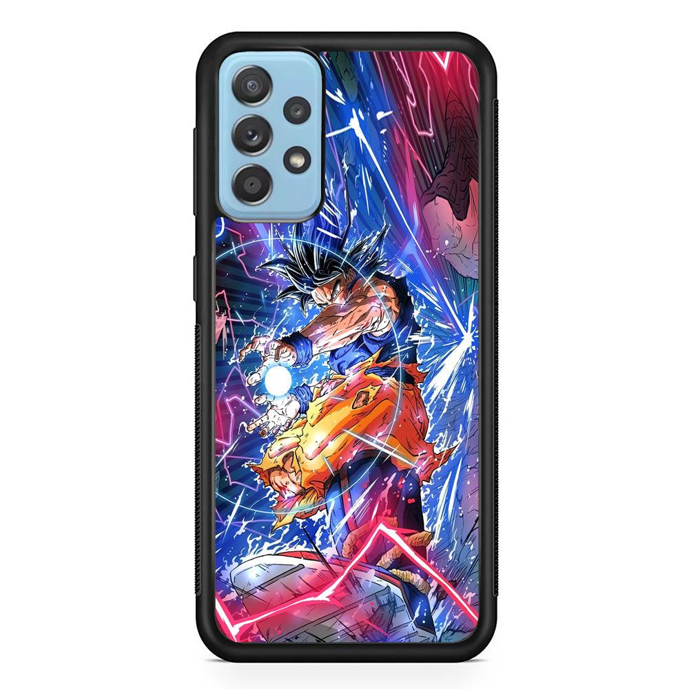 Dragon Ball Z Revenge Kame Kame Samsung Galaxy A52 Case-Rubber Black (2D Case)-Oxvistore