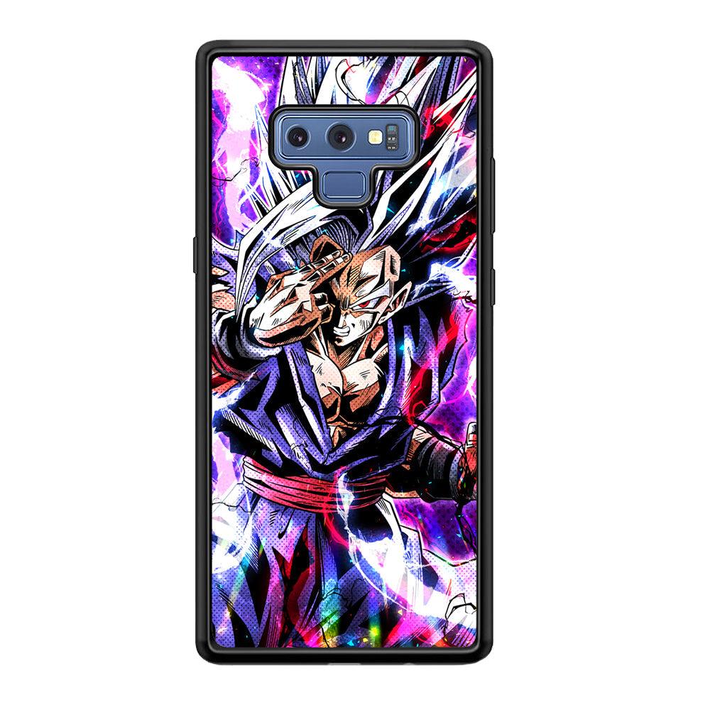 Dragon Ball Z The Mind Power Samsung Galaxy Note 9 Case-Rubber Black (2D Case)-Oxvistore