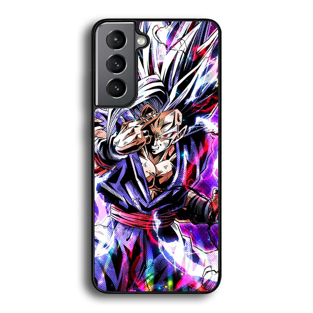 Dragon Ball Z The Mind Power Samsung Galaxy S24 Case-Rubber Black (2D Case)-Oxvistore