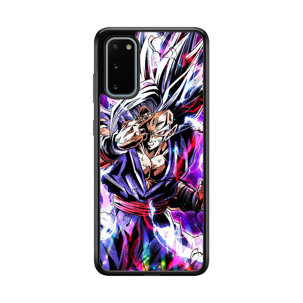 Dragon Ball Z The Mind Power Samsung Galaxy S20 Case-Rubber Black (2D Case)-Oxvistore
