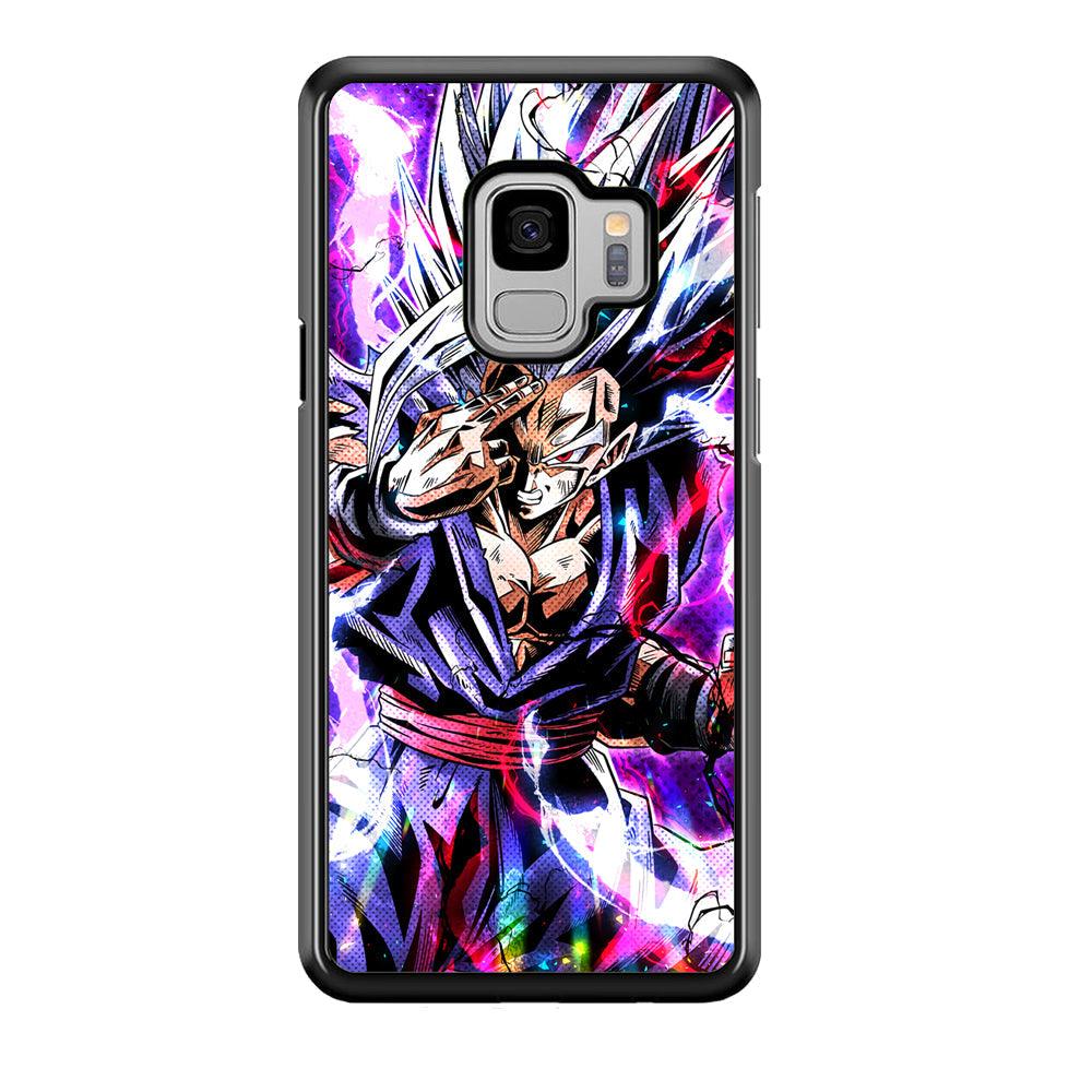Dragon Ball Z The Mind Power Samsung Galaxy S9 Case-Rubber Black (2D Case)-Oxvistore