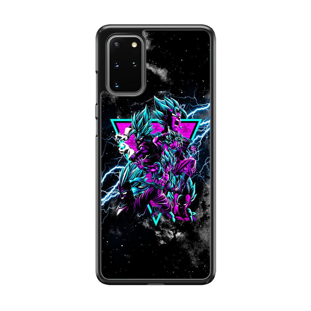 Dragon Ball Triangle of Force Samsung Galaxy S20 Plus Case-Rubber Black (2D Case)-Oxvistore