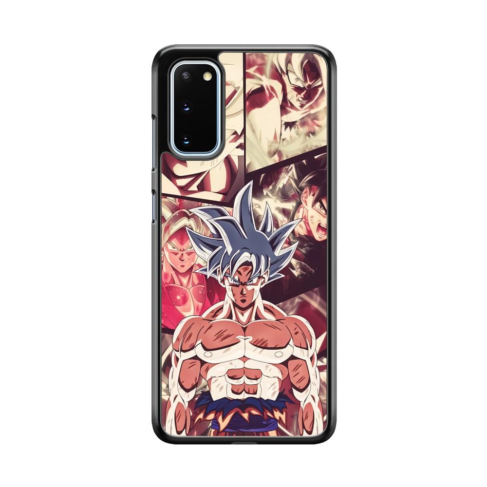 Dragon Ball Z Passion of Fight Samsung Galaxy S20 Case-Rubber Black (2D Case)-Oxvistore