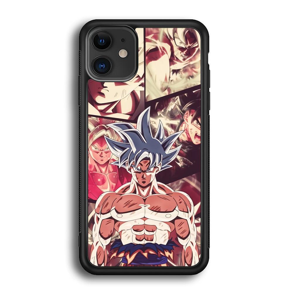 Dragon Ball Z Passion of Fight iPhone 11 Case-Rubber Black (2D Case)-Oxvistore