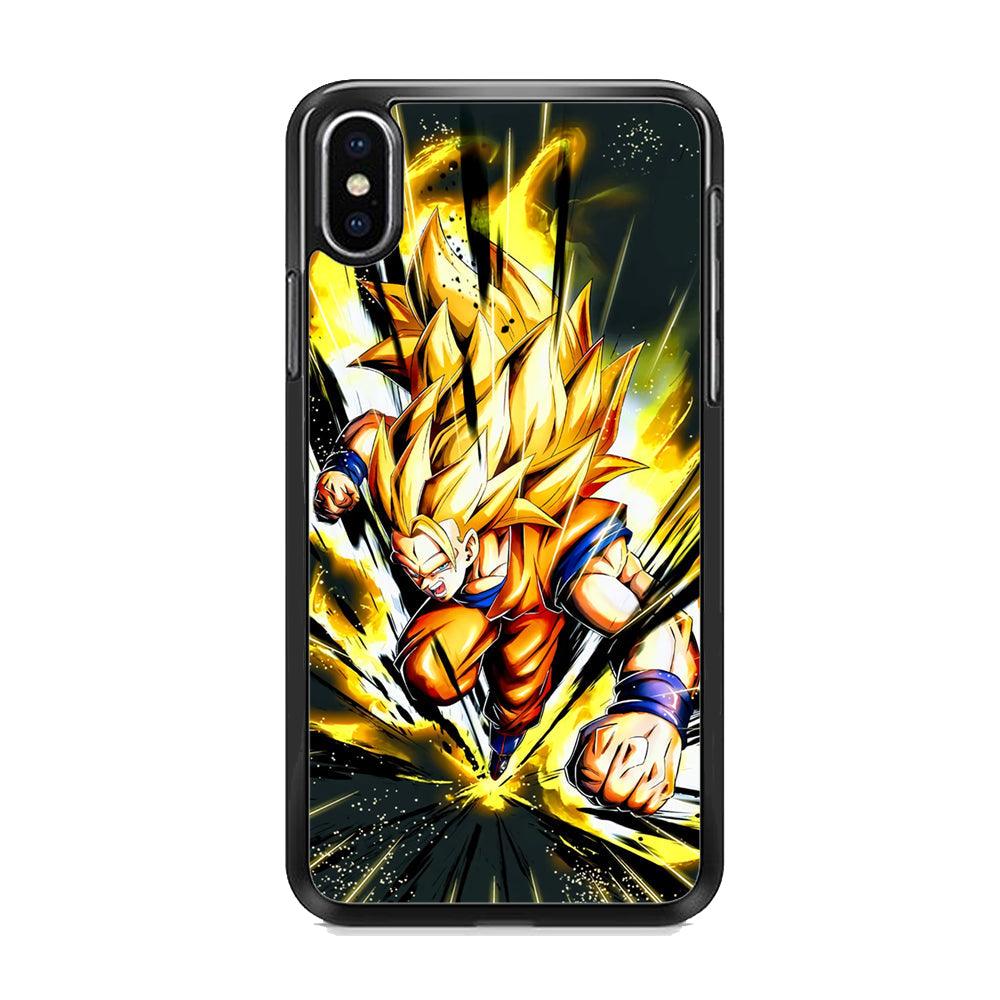 Dragon Ball Z Path of Faith iPhone X Case-Rubber White (2D Case)-Oxvistore