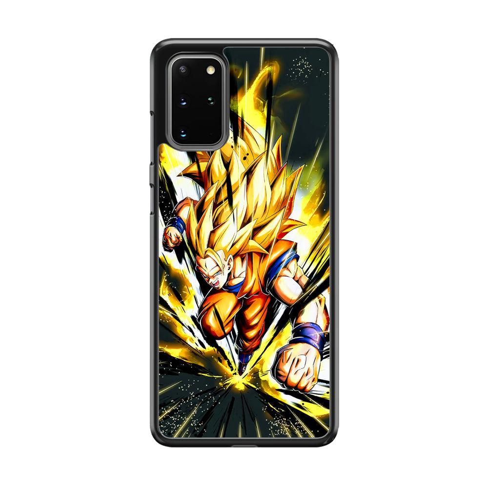 Dragon Ball Z Path of Faith Samsung Galaxy S20 Plus Case-Rubber Black (2D Case)-Oxvistore