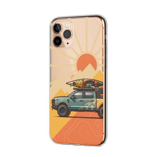 Drive The Car and Ready to Surf Clear Soft Case-Oxvistore