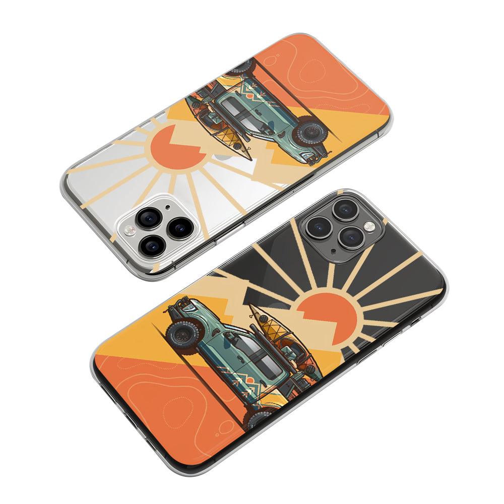 Drive The Car and Ready to Surf Clear Soft Case-Oxvistore