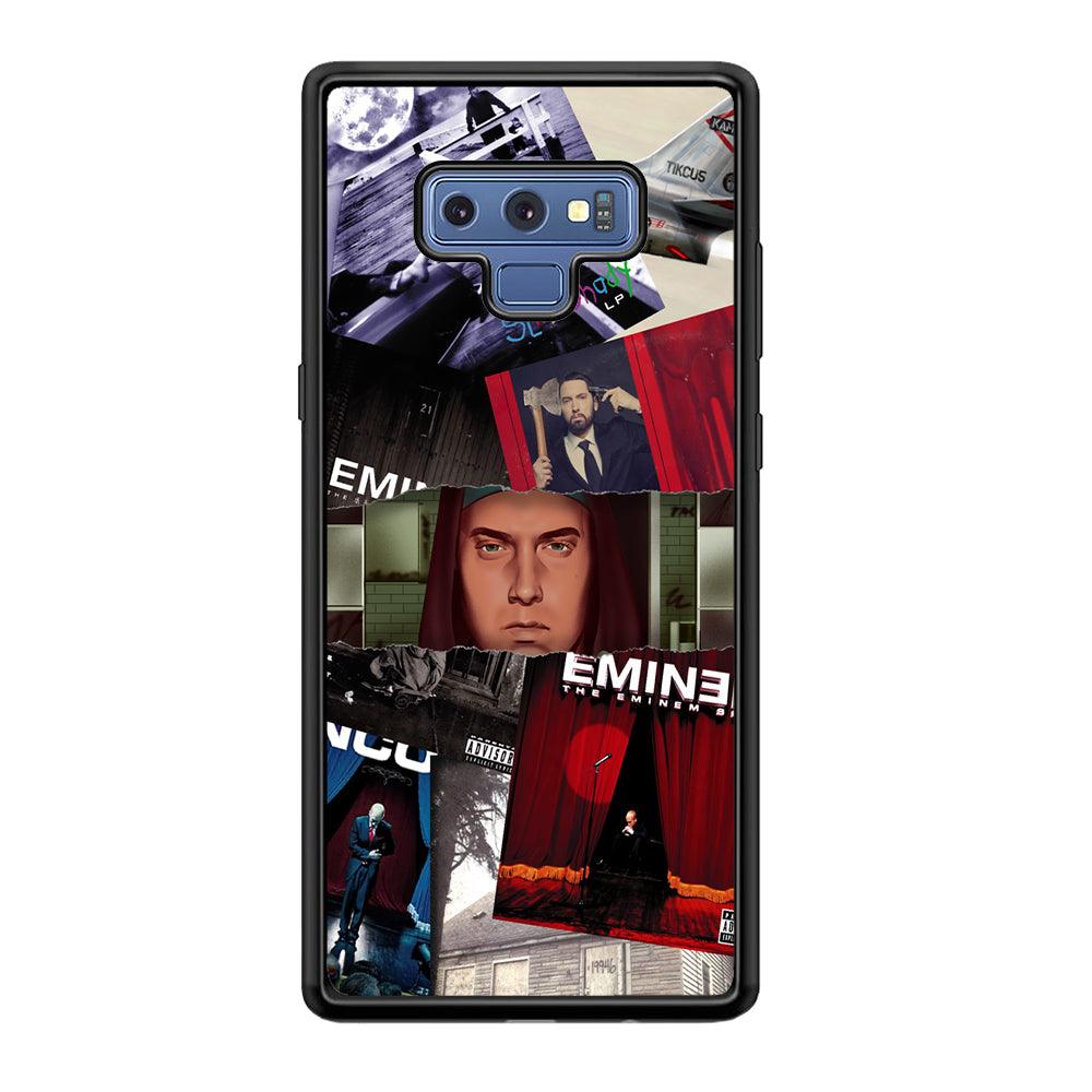 Eminem Close The Windows Samsung Galaxy Note 9 Case-Rubber Black (2D Case)-Oxvistore