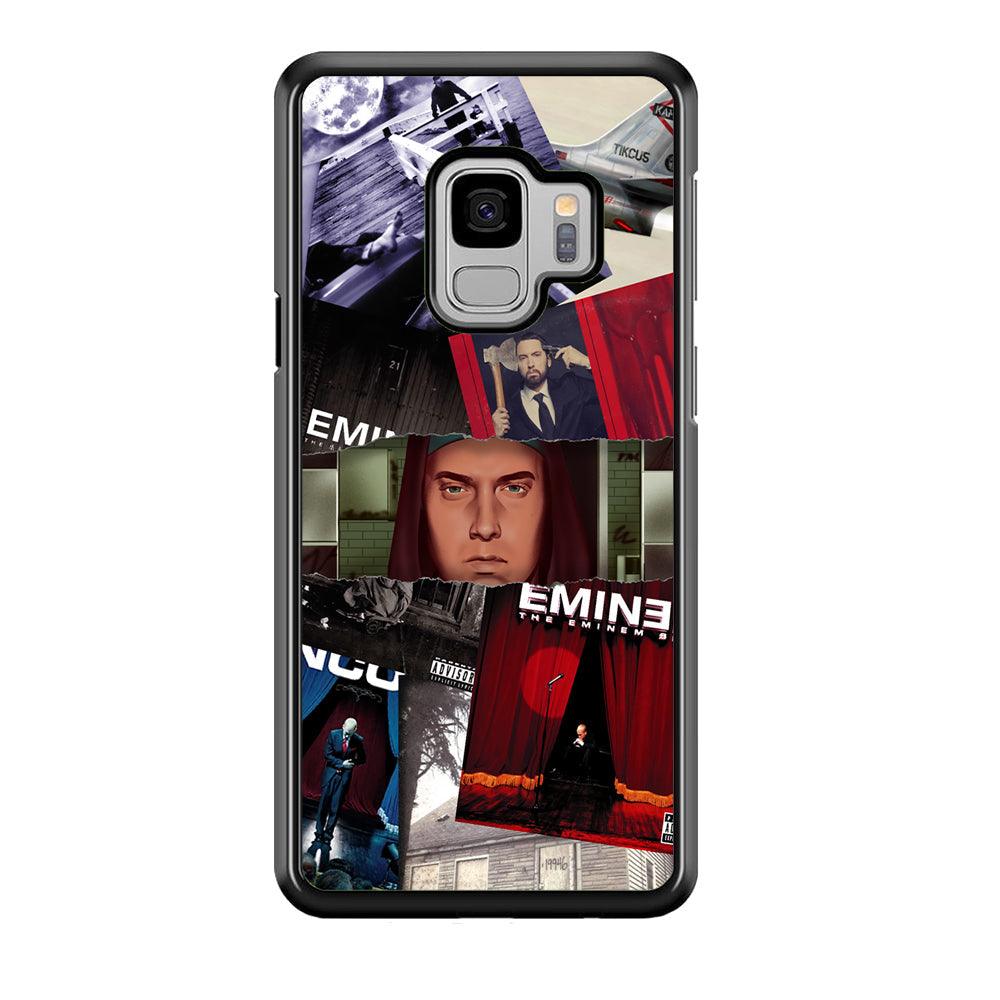 Eminem Close The Windows Samsung Galaxy S9 Case-Rubber Black (2D Case)-Oxvistore