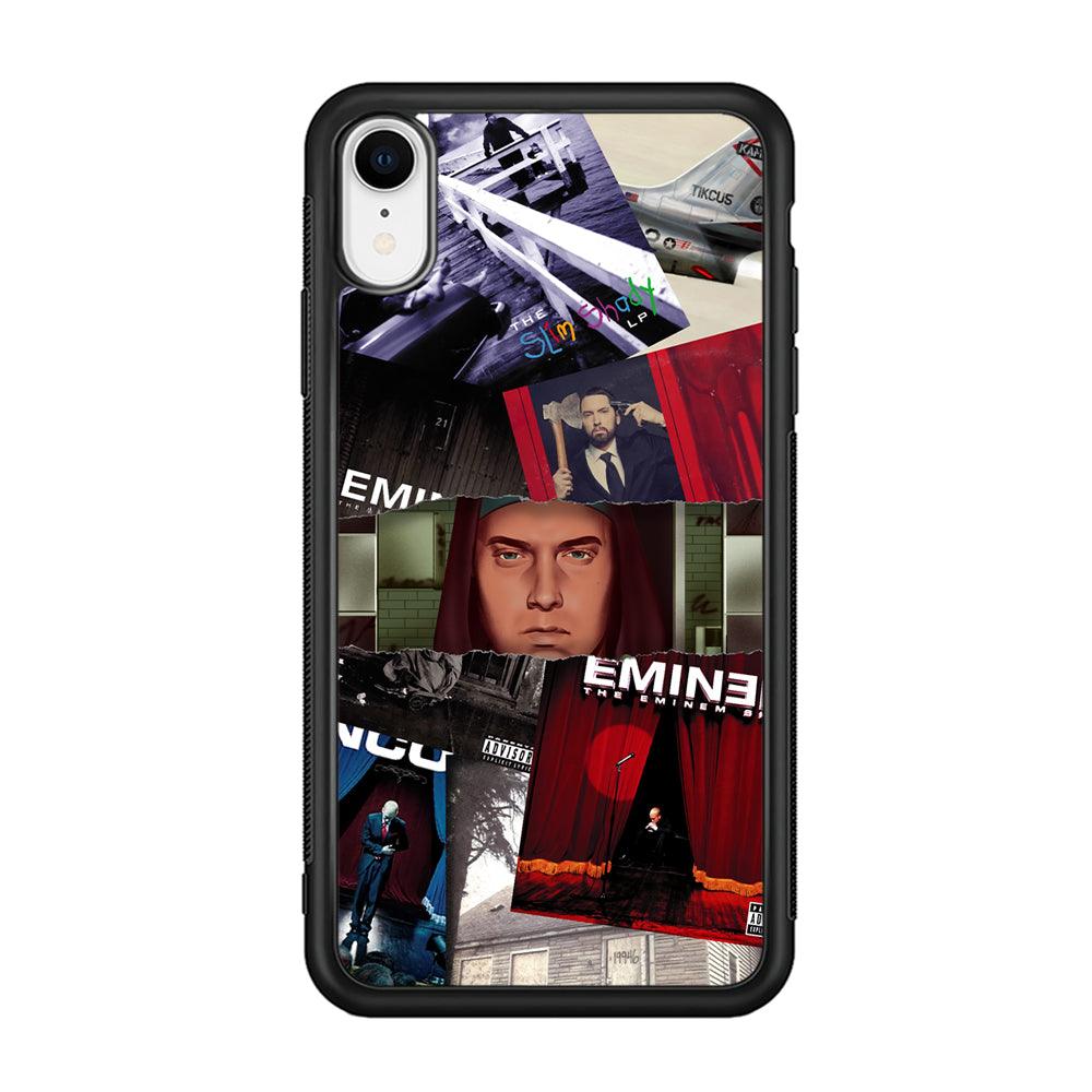 Eminem Close The Windows iPhone XR Case-Rubber Black (2D Case)-Oxvistore