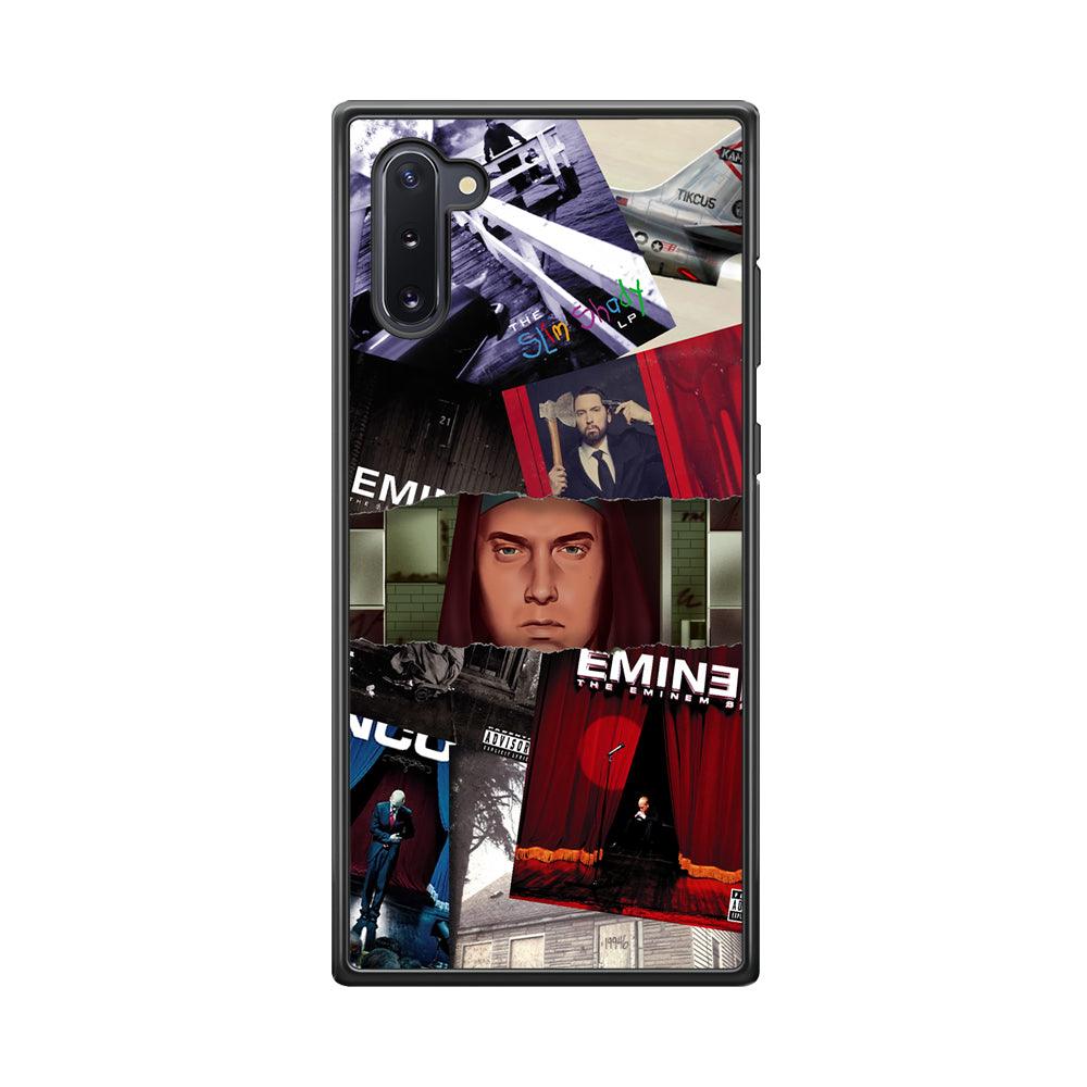 Eminem Close The Windows Samsung Galaxy Note 10 Case-Rubber Black (2D Case)-Oxvistore