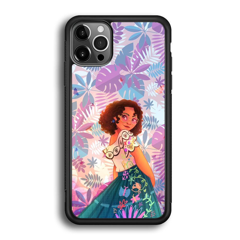 Encanto Stare of Magnificence iPhone 12 Pro Case-Rubber Black (2D Case)-Oxvistore