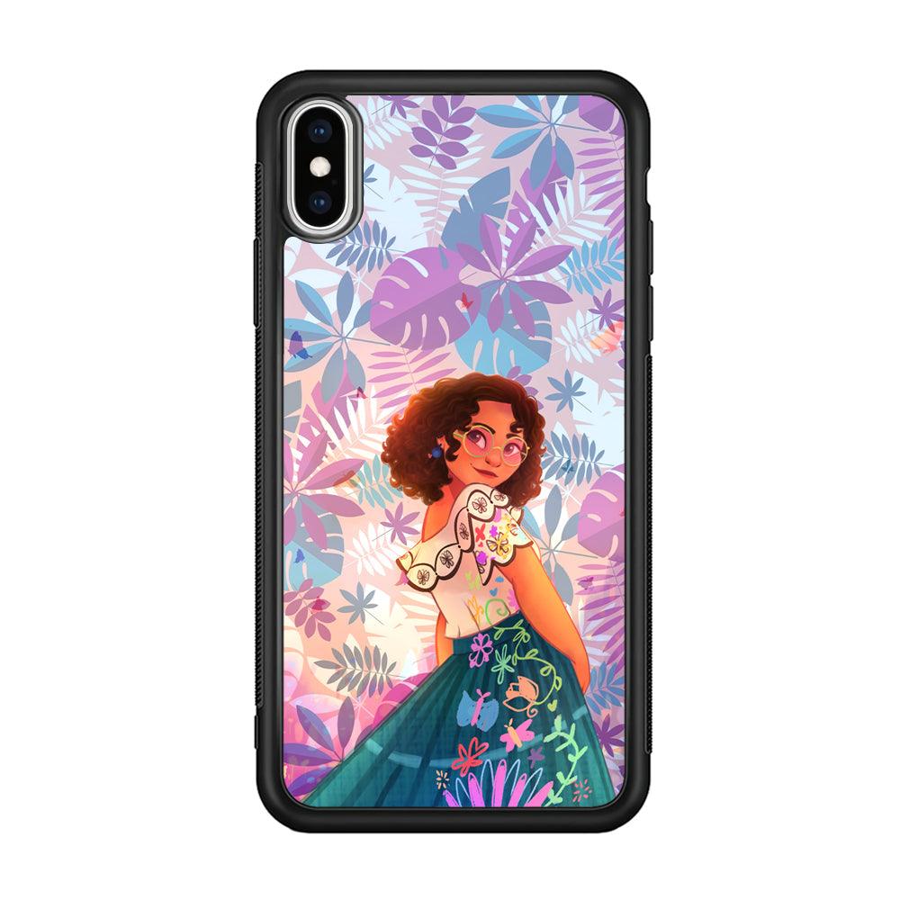 Encanto Stare of Magnificence iPhone X Case-Rubber Black (2D Case)-Oxvistore