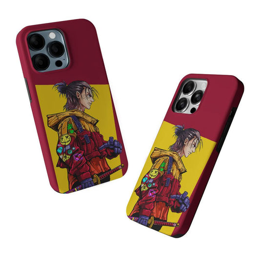Eren Yeager Hype Samurai 2 in 1 Tough Phone Case-Oxvistore