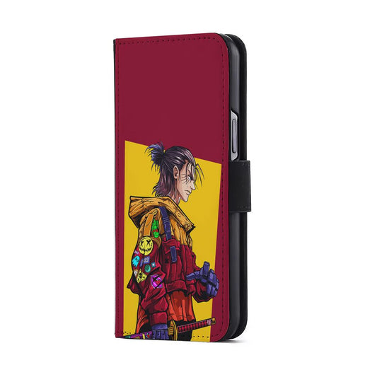 Eren Yeager Hype Samurai Flip Wallet Phone Case-Oxvistore