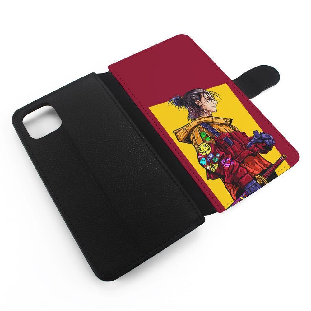 Eren Yeager Hype Samurai Flip Wallet Phone Case-Oxvistore