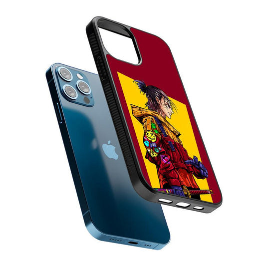 Eren Yeager Hype Samurai 2D Rubber Phone Case-Oxvistore
