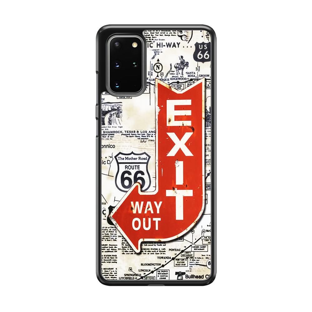 Exit From Main Route Samsung Galaxy S20 Plus Case-3D Case-Oxvistore