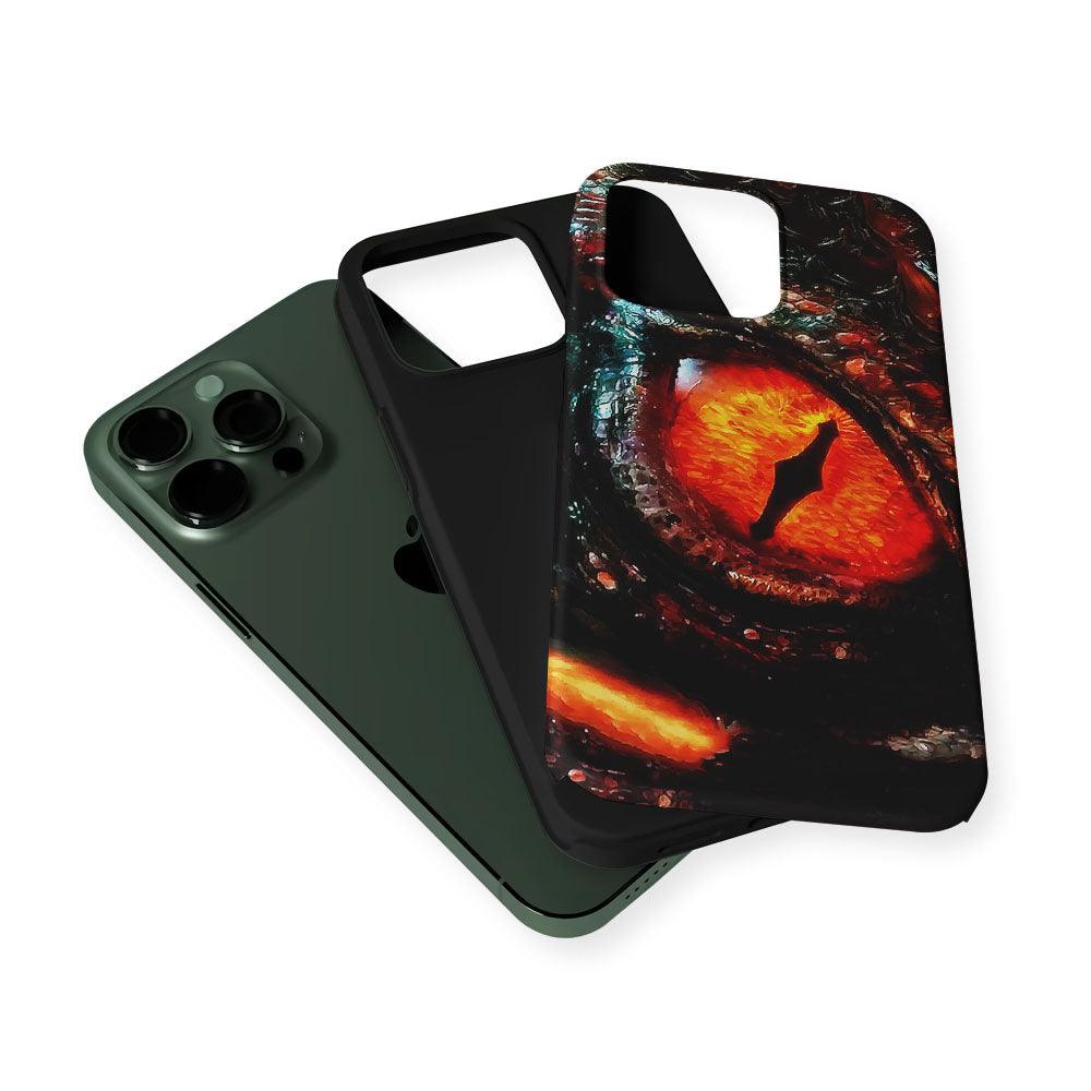Eye of a Red Dragon 2 in 1 Tough Phone Case-Oxvistore