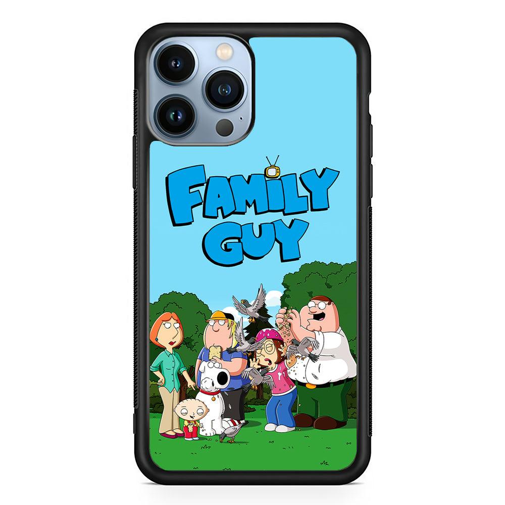 Family Guy Griffin Family 2D Rubber Phone Case-Black-Oxvistore