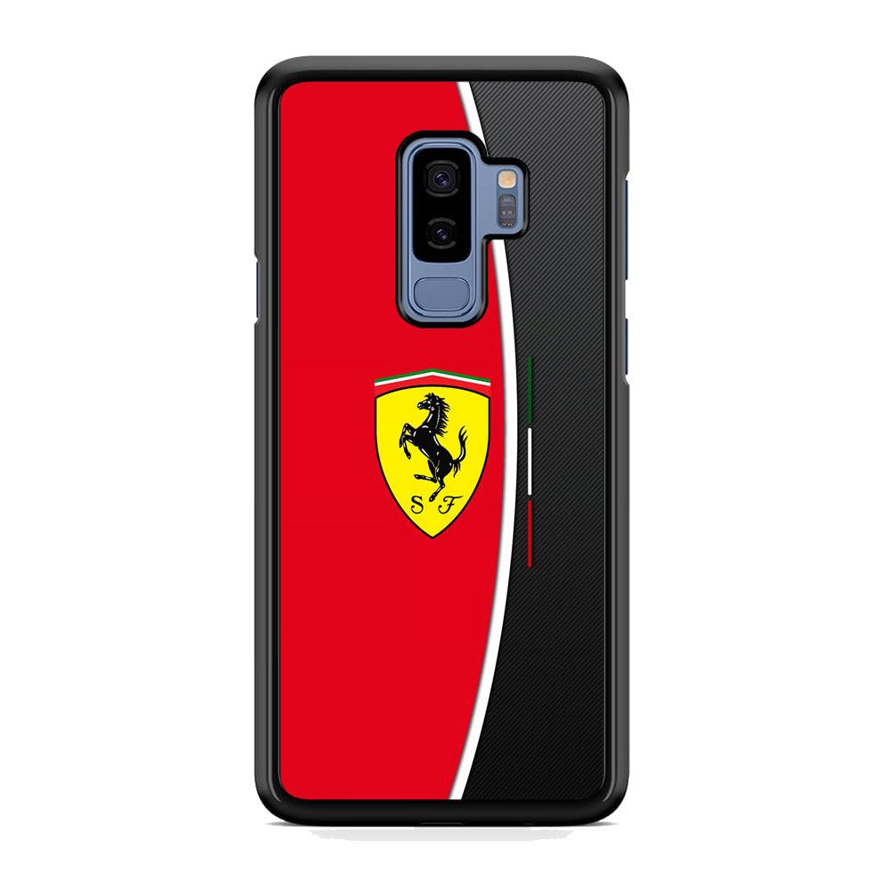 Ferrari The Horse Power Samsung Galaxy S9 Plus Case-Rubber Black (2D Case)-Oxvistore