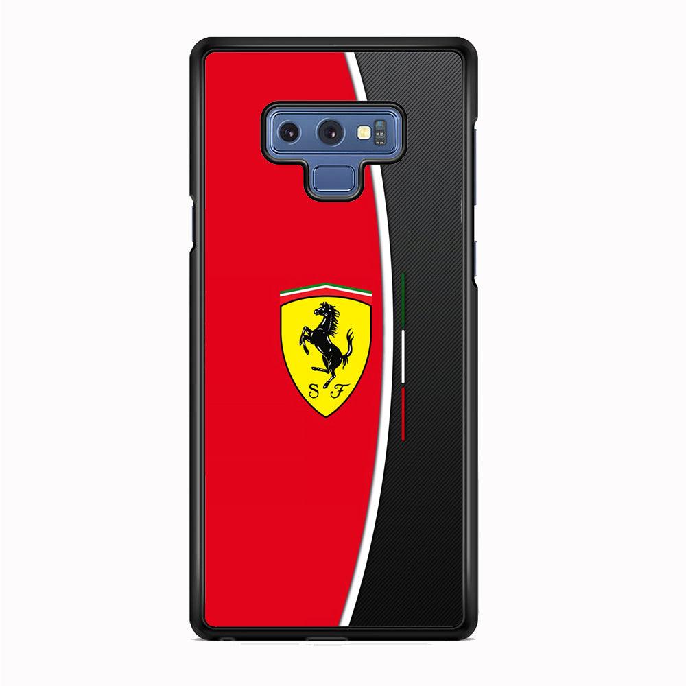 Ferrari The Horse Power Samsung Galaxy Note 9 Case-Rubber Black (2D Case)-Oxvistore