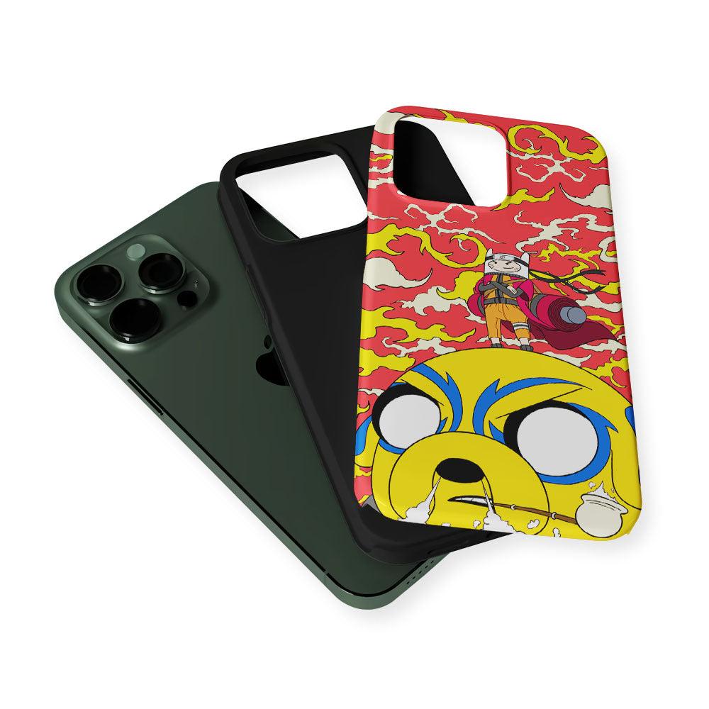 Finn Uzumaki Adventure Time 2 in 1 Tough Phone Case-Oxvistore