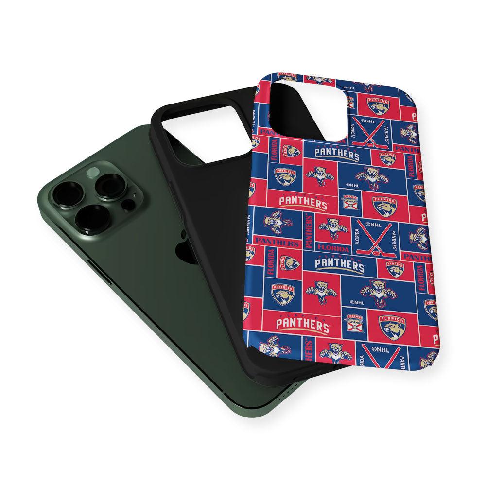 Florida Panthers Pattern 2 in 1 Tough Phone Case-Oxvistore